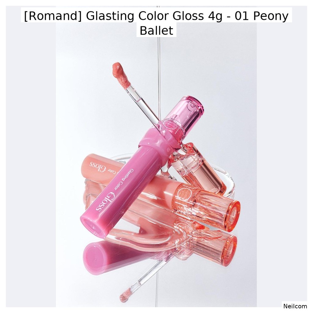 [Romand] Glasting Color Gloss 4g - 01 Peony Ballet / Colourful, Shiny by Neilcom