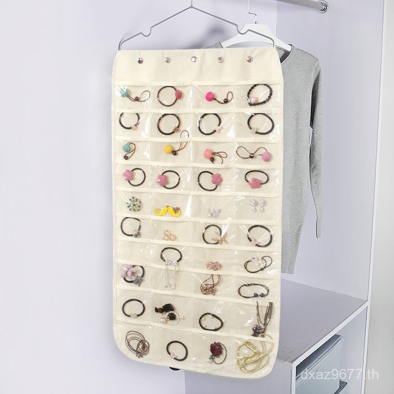 การจัดเก็บการจัดเก็บการจัดเก็บถุงเก็บตู้เสื้อผ้าใสแขวนผนังสร้อยคอขายส่งเครื่องประดับสร้อยข้อมือผ้าเล