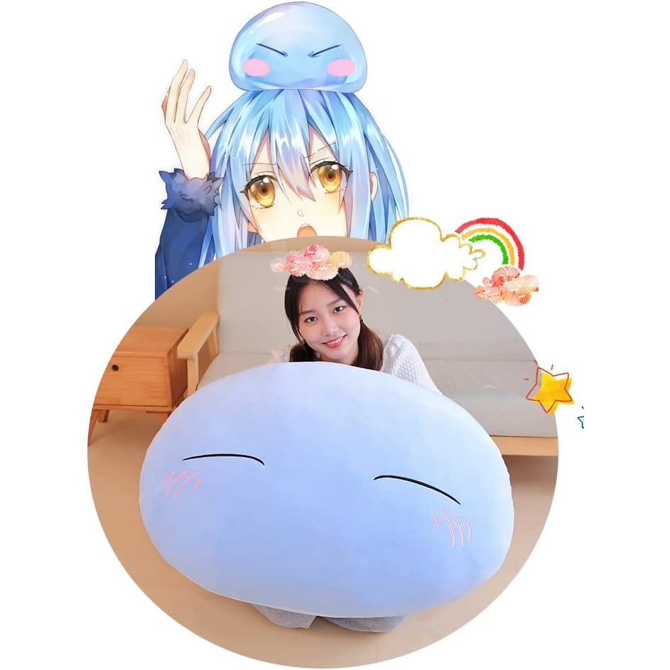 Rimuru Tempest ของเล่นตุ๊กตาอะนิเมะเวลานั้นฉันกลับชาติมาเกิดเป็น Slime Rimuru Tempest หมอนสําหรับเด็