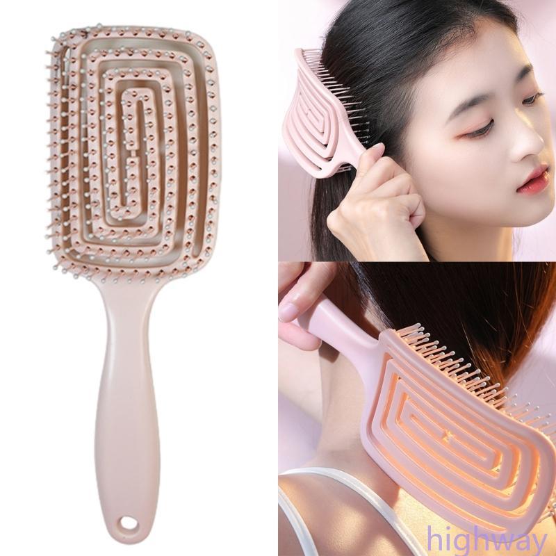 Hi Scalp Massage Detangling Hair Care Tool สําหรับสร้างทรงผมเต็มรูปแบบและเด้ง