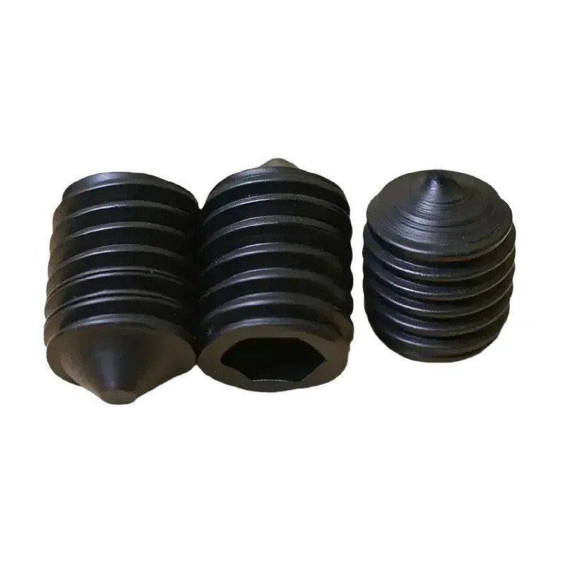 Class Pointed Tail สกรูเมตริก 12.9 เครื่องเมตรโลหะผสมปลายเหล็กซ็อกเก็ตหกเหลี่ยมความแข็งแรงสูง M2M2.5