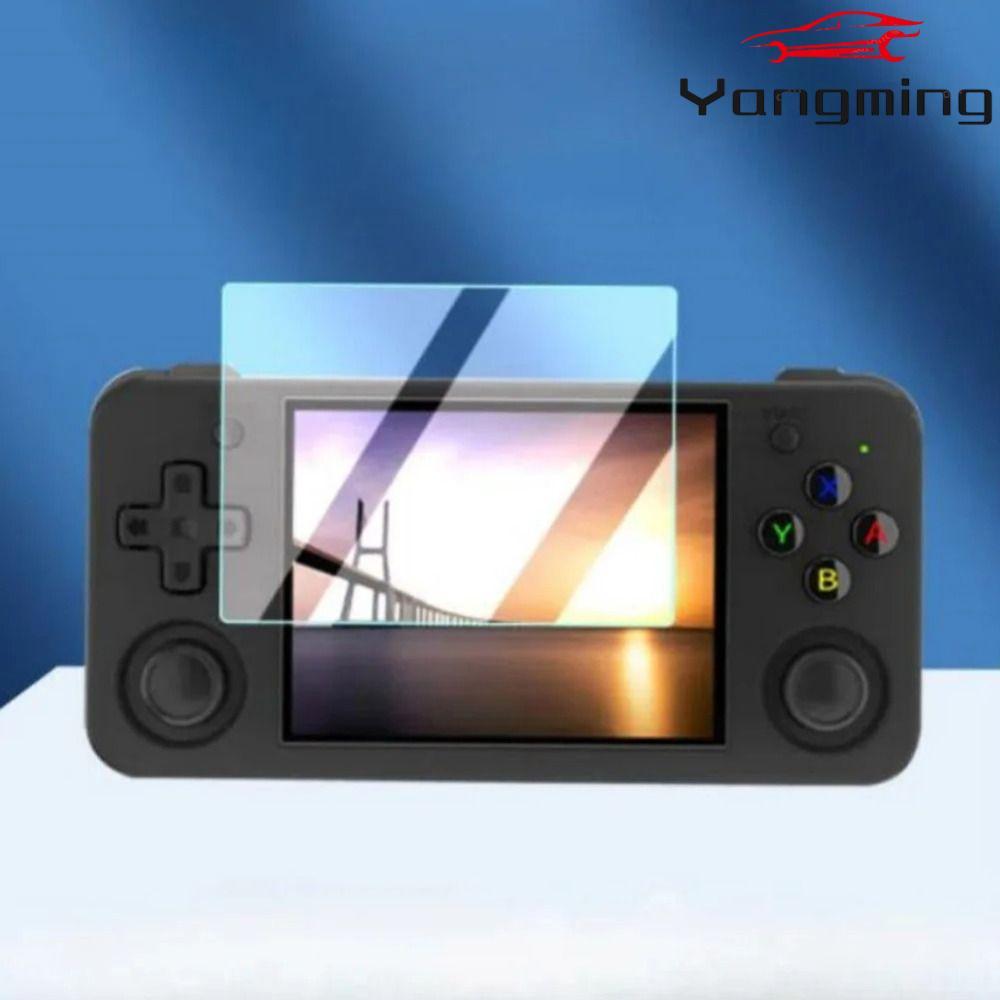 YANGMING กระจกนิรภัย, ฟิล์มกันรอยหน้าจอป้องกันรอยขีดข่วนที่ทนทาน, 2024 HD 9H อุปกรณ์เสริมเกมสําหรับ 