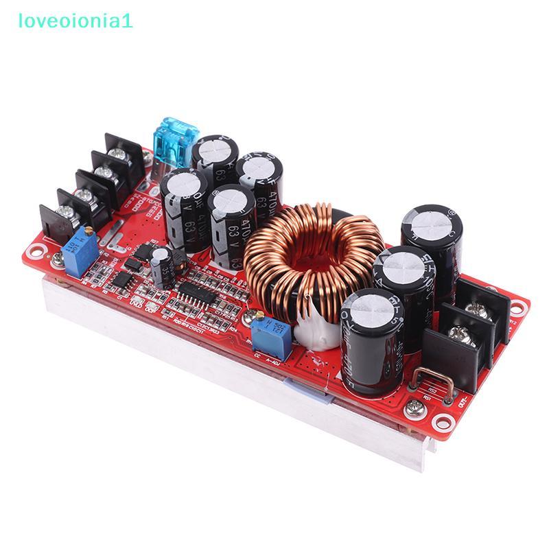 loveoionia1 1200W 20A DC-DC Converter Boost รถ Step-up Power Supply โมดูล 8-60V ถึง 12-83V IA