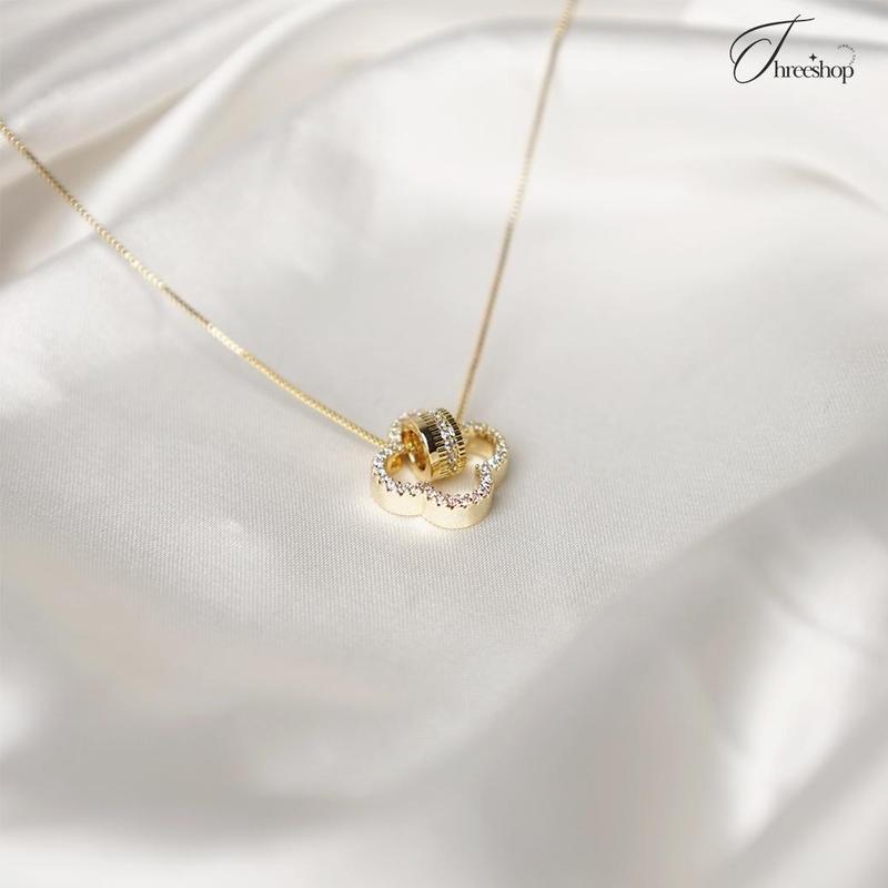 TH สร้อยคอ " พรอสเพอร์ริตี้-เน็กซัส Prosperity Nexus ทอง "  จุดเชื่อมโยงแห่งความมั่งคั่ง ดึงดูดทรัพย