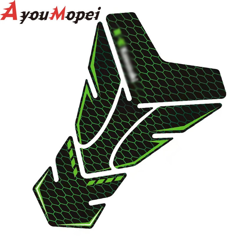 3D Motorcycle Tank Pad Protector Sticker Fish Bone Decal for Kawasaki Z900 Z800 Z750 Z650 Z300 Z250 