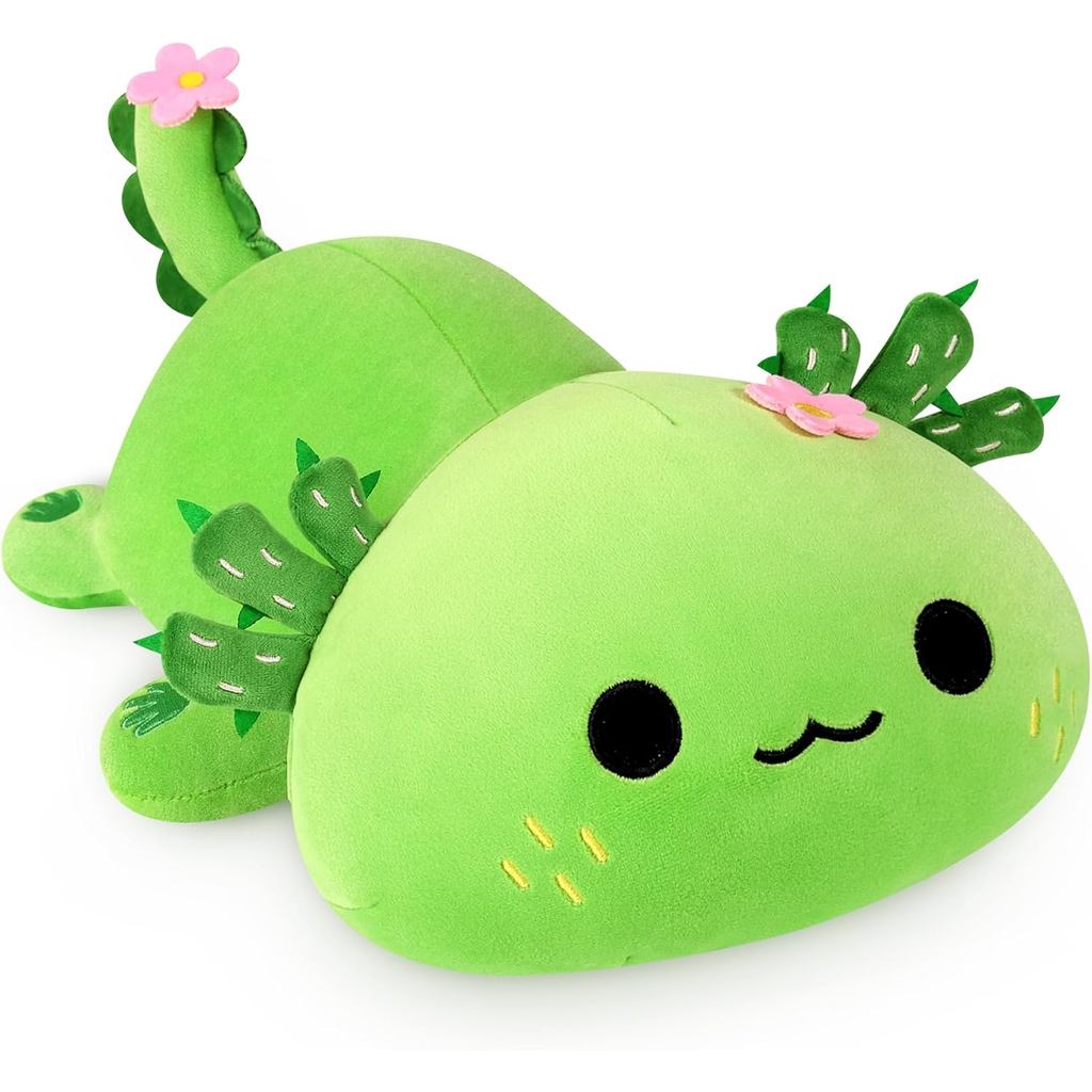 น่ารัก Axolotl ตุ๊กตา,ตุ๊กตาสัตว์นุ่ม Salamander หมอนตุ๊กตา, Kawaii Plushie ของเล่นสําหรับเด็ก-