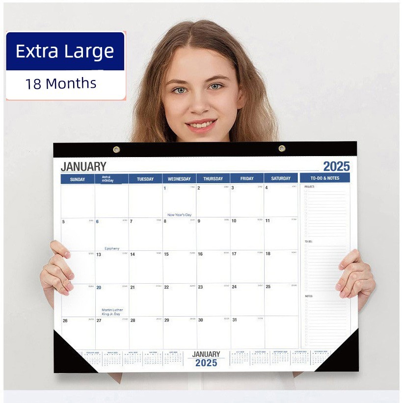 ปฏิทิน 2026 ปฏิทิน ระเบิด2025-2026ปฏิทิน18เดือนนับถอยหลังปฏิทินตั้งโต๊ะปฏิทินภาษาอังกฤษขนาดใหญ่ปฏิทิ