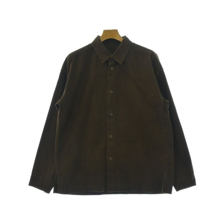 IM MEN Shirt brown Direct from Japan Secondhand