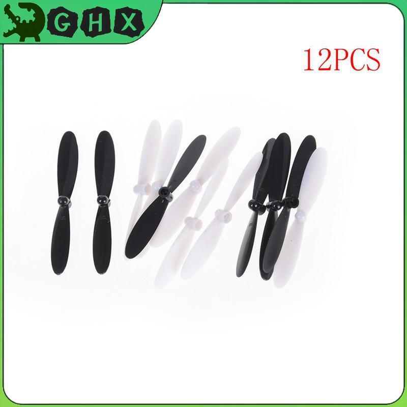 BlowGentlyWind 12 ชิ้น 55 มม.ใบพัดยาวสําหรับ HUBSAN X4 H107 H107C H107D Quadcopter BGW