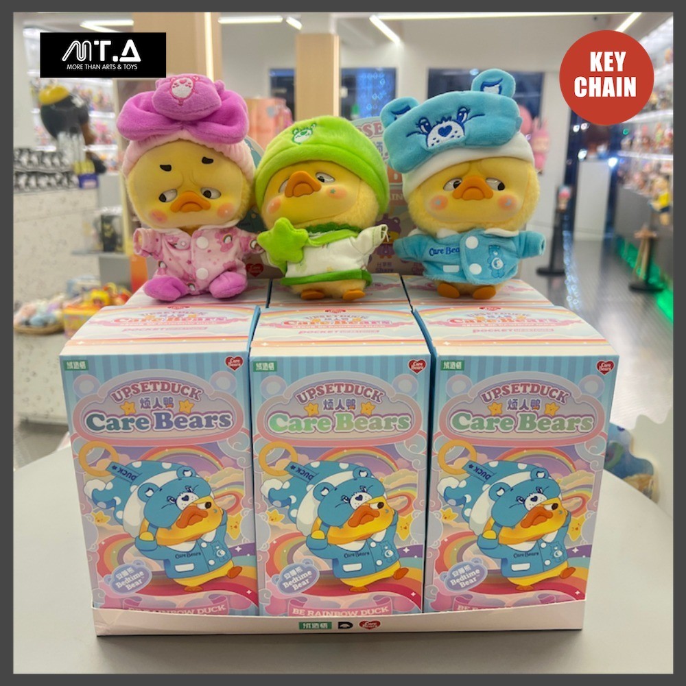 Pre-order MORETHAN Arts&Toys UpsetDuck V5 Care Bears Be Rainbow Series Blind Box Toys（กด6ชิ้น=1box）
