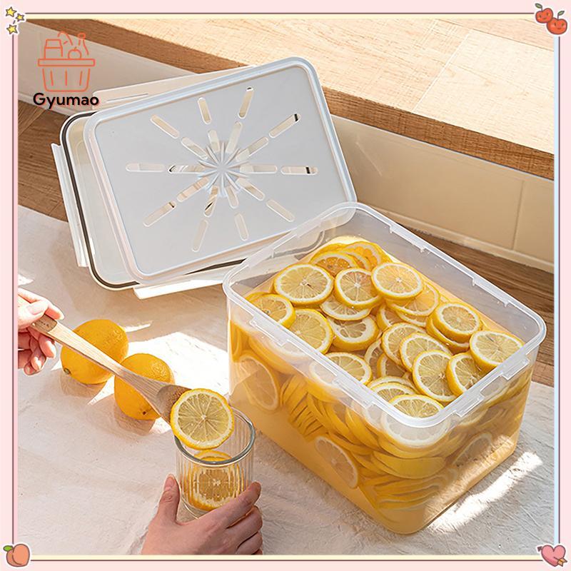 [Gyu] โถดอง 4/5L ภาชนะหมักดองรั่วสําหรับ Gherkin Sauerkraut กิมจิภาชนะเก็บและหมัก TH