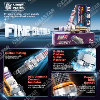 ✅ หัวเทียนแต่ง UMA ปลั๊กจุดประกาย สําหรับ ไอริเดียมคู่ RAIDER, NMAX, Aerox, CLICK, RS150, GSX, เราเตอร์, Aerox, Mio
