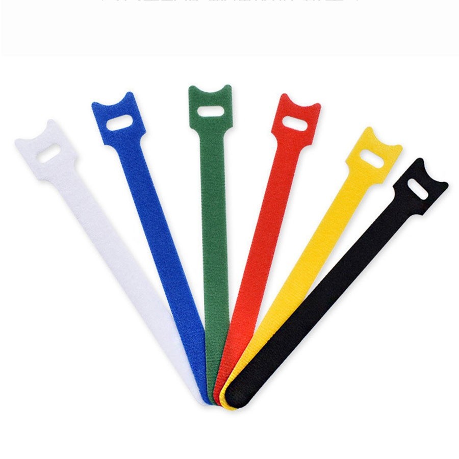 Self-adhesion T-type Cable Tie ตะขอไนลอนแบบใช้ซ้ําได้สายรัดสําหรับ Home USB Cable Storage Magic Bundle Ties