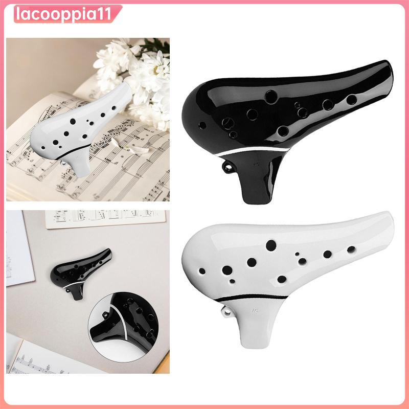 [lacooppia11] 12 หลุม Ocarina, เครื่องมือ Ocarina ขนาดเล็ก, Alto C การปรับแต่ง Ocarina สําหรับผู้เริ