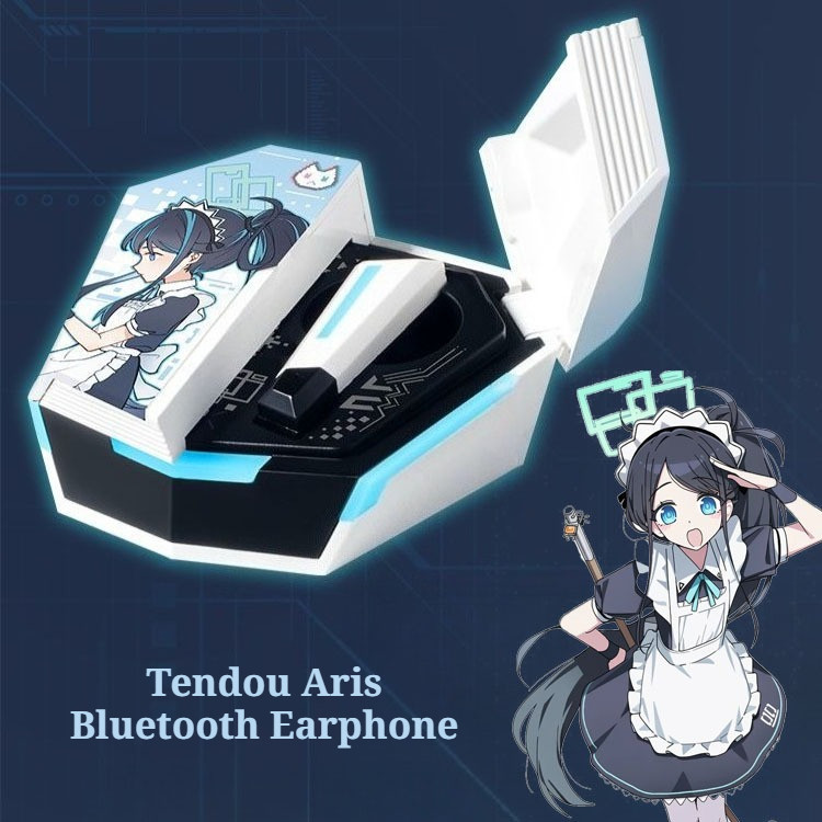 ของขวัญฟรีTendou Arisหูฟังบลูทูธพร้อมSoundline Latencyต่ําTWS Long Endurance HiFiคุณภาพเสียงไร้สายเก