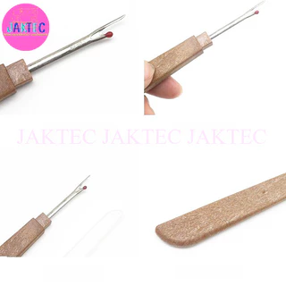 (ราคาต่อ 1 ชิ้น) รุ่นใหม่ !! เข็มเลาะด้าย ที่เลาะผ้า ด้ามไม้ ที่เกี่ยวด้าย Seam Rippe (อันใหญ่)