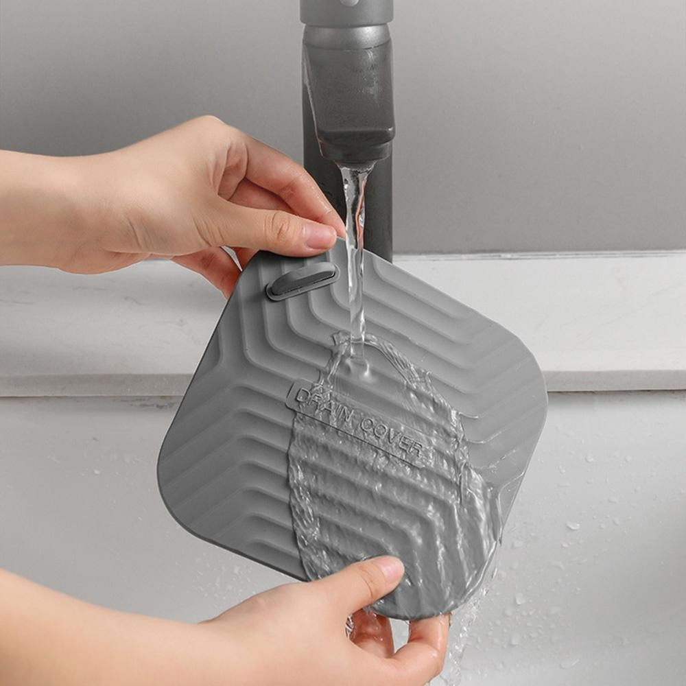 (จัดส่งในพื้นที่) ฝาปิดท่อระบายน้ําซิลิโคนป้องกันการอุดตันท่อระบายน้ําในร่มและกลางแจ้งฝาปิดปิดผนึกกันกลิ่นกันแมลง - รูปที่ 2