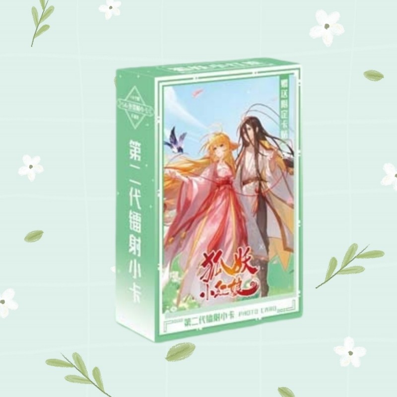 55 ชิ้น/กล่องมังงะ Manhwa Fox Spirit Matchmaker Holographic Lomo การ์ด SPY FAMILY เลเซอร์โฮโลแกรม Ph