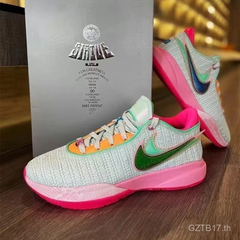 LeBron 20 Low-Top รองเท้าบาสเก็ตบอล กันกระแทกดี มีAir Cushion ใส่สบายไม่เลื่อน