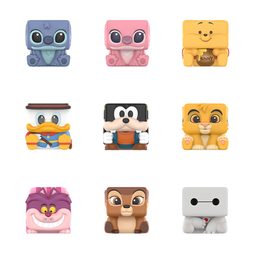 P POPMART POPMART Disney Classic POP CUBE-3 Series ฟิกเกอร์กล่องปริศนา