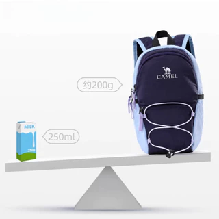CAMEL CROWN 10L Multicolor Commutting & Travel Backpack กระเป๋าเป้สะพายหลังเดินป่าน้ําหนักเบา
