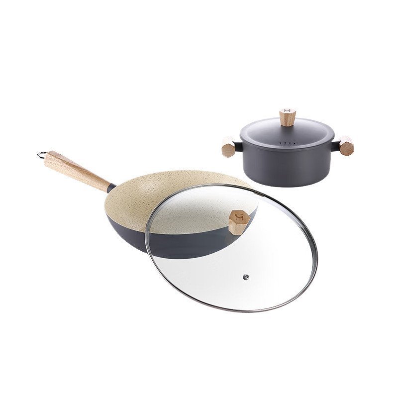 Series Huang Xiaochu Non-Stick Pan Age ชุดสองชิ้น HXC-T-TZ001A M5HA