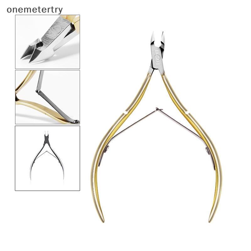 Onem Professional เล็บมือเล็บเท้า Cuticle Nipper ตัดสแตนเลสเครื่องตัด n - รูปที่ 2