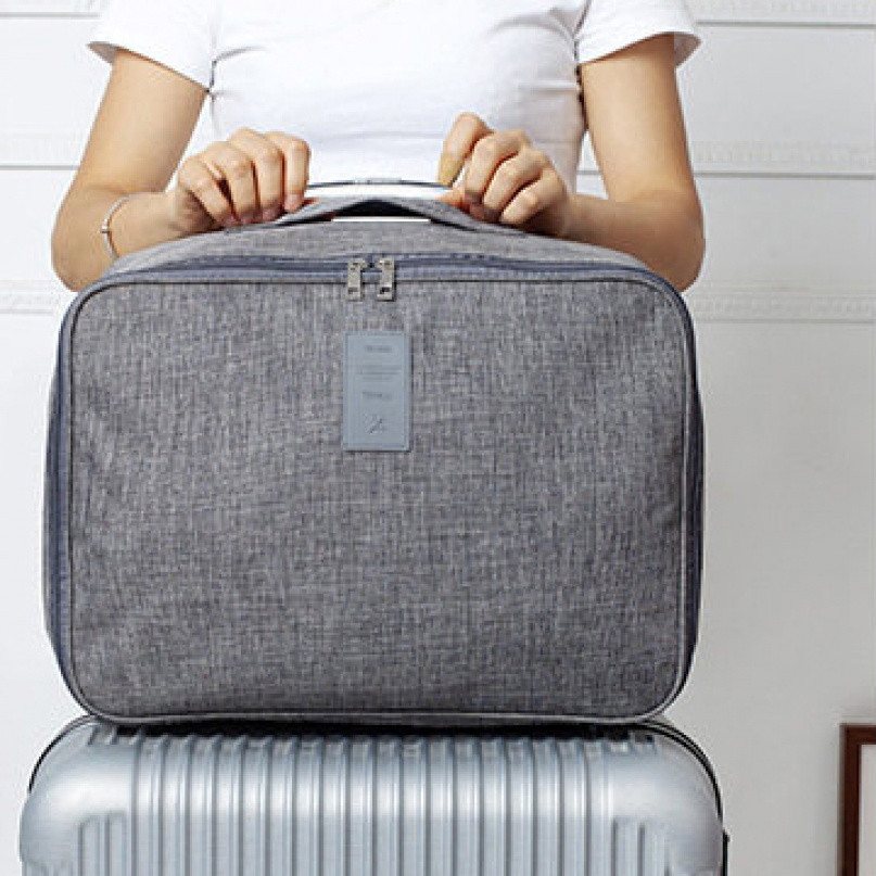 กระเป๋าเดินทาง Can Cover Trolley Case Duffel ขนาดใหญ่ใส่เสื้อผ้า ผ้า Oxford ลายการ์ตูนน่ารัก พร้อมจัดระเบียบ