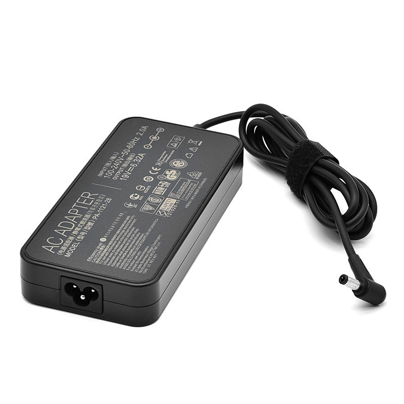 หม้อแปลงแล็ปท็อป 120W เหมาะสําหรับ Asus MSI ROG Gaming Game Notebook Charger 19V6.32A Power Adapter 