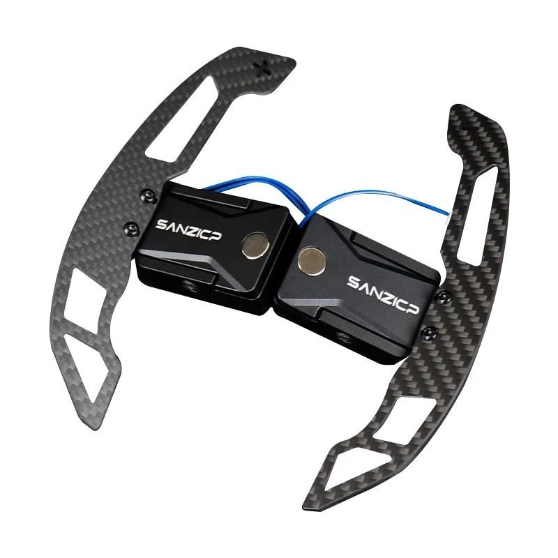 สําหรับ Infiniti QX50(18-24) QX55(22) Q50L(18-22) Q60(17-19) จริงคาร์บอนไฟเบอร์ Magnetic Paddle Shif