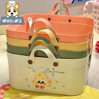 wen.W2 กระบะทรายแมวทรงเปิดขอบสูง กันทรายกระเด็นดีมาก! แบบมีฝาครอบ พร้อมที่ตักและหูหิ้ว