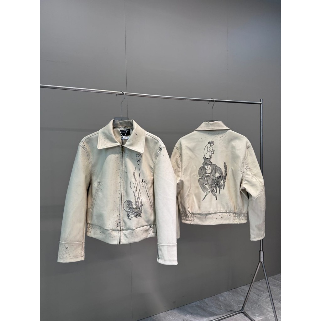 Y7T2 Heavy Industry erd The Melancholy Rich Second Generation pu Lambskin Ink Splash Mysterious Pers