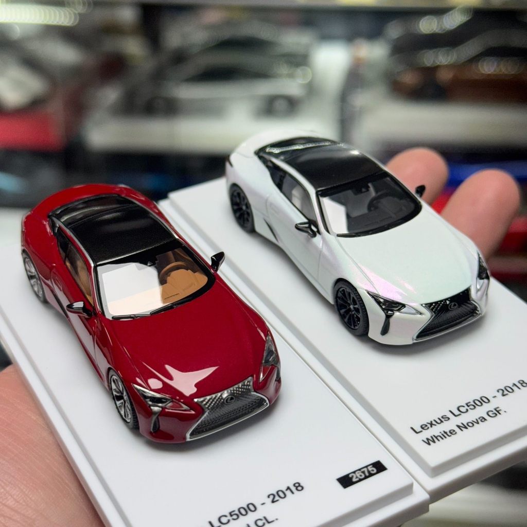 Ready Stock [แท้ที่สุด ar Lexus lc500] 1: 64 Alloy Model 1.ใหม่เอี่ยมที่ยังไม่ได้เปิดจัดส่งฟรีไม่พื้