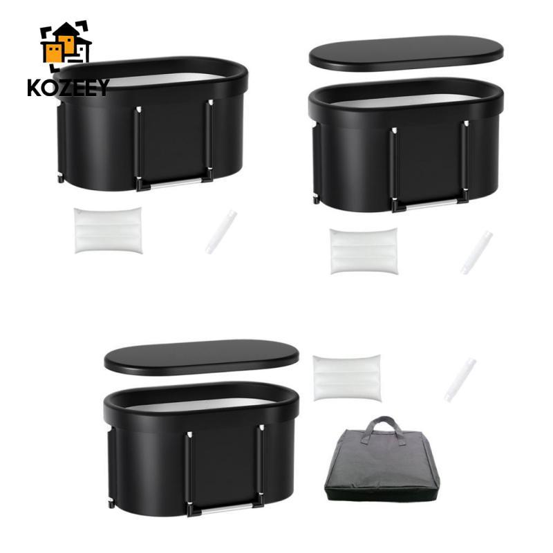 KOZEEY Ice Bath Tub Heavy Duty สําหรับอาบน้ําส่วนบุคคลอ่างน้ําร้อนอ่างอาบน้ําแบบพกพาสําหรับเด็กใหญ่ผู้ใหญ่บ้านห้องน้ํา
