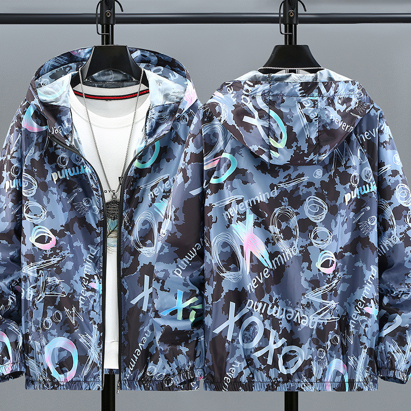 เสื้อแจ็คเก็ตชาย มีฮู้ด ออกแบบเพื่อกันแดดและสวมใส่ง่าย ราคา ถูกที่สุด ดีลบีเคเค แกลเลอรีภาพที่ 3