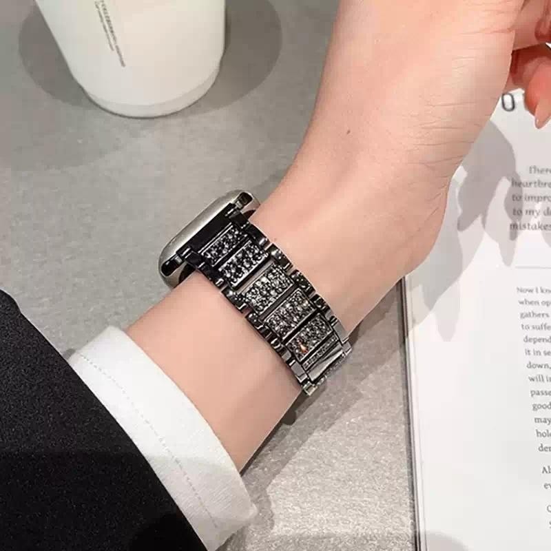 20 มม.22 มม.Bling เพชรสายโลหะ + regulator สําหรับ Xiaomi Redmi นาฬิกา 5 3 Active/Lite สายโลหะ Correa สําหรับ Xiaomi Redmi นาฬิกา 6 5 4 สายรัดข้อมืออุปกรณ์เสริม ราคา ถูกที่สุด ดีลบีเคเค แกลเลอรีภาพที่ 4