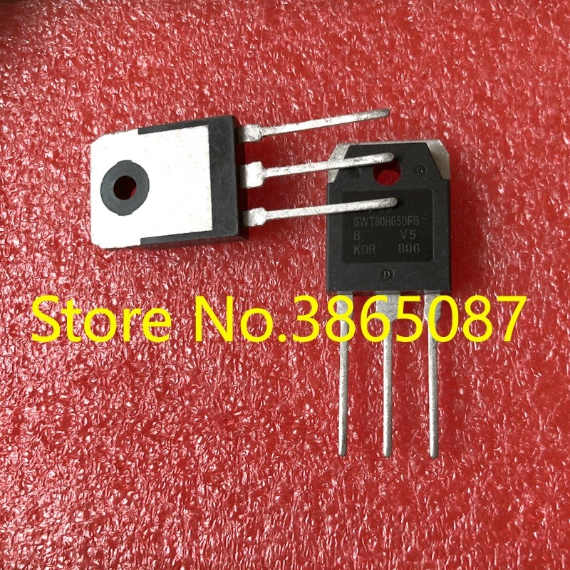 GWT80H65DFB STGWT80H65DFB TO-3P POWER TUBE IGBT ทรานซิสเตอร์ 10 ชิ้น/ล็อตต้นฉบับใหม่