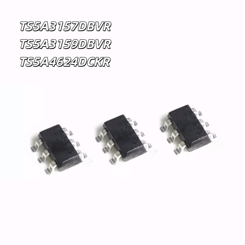 ยี่ห้อใหม่ TS5A3157DBVR 3159DBVR 4624DCKR ผ้าไหมพิมพ์ JC5R JA8R JWF SOT23-6