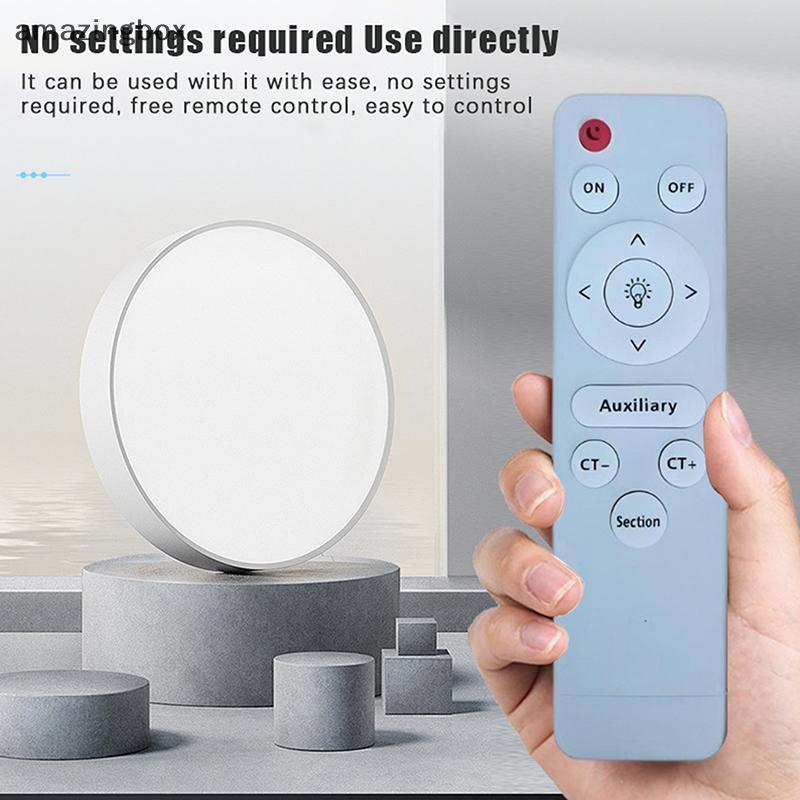 ABTH รีโมทคอนโทรลอินฟราเรด Stepless Dimmer LED พัดลมโคมไฟห้องนั่งเล่นเพดานสําหรับโคมไฟเพดาน Floodlight รีโมทคอนโทรล Vary