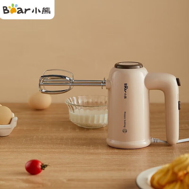 Bear Blender ปัดไฟฟ้าอัตโนมัติ ddq-d01u1 เครื่องตีไข่แบบใช้มือถือครีมเค้กในครัวเรือน