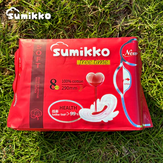 Sumikko ผ้าอนามัยกลางวัน กลางคืน 245 มิลลิเมตร-290 มิลลิเมตร ซอฟท์แอนด์ฟิต ผิวสัมผัสนุ่ม แบบมีปีก