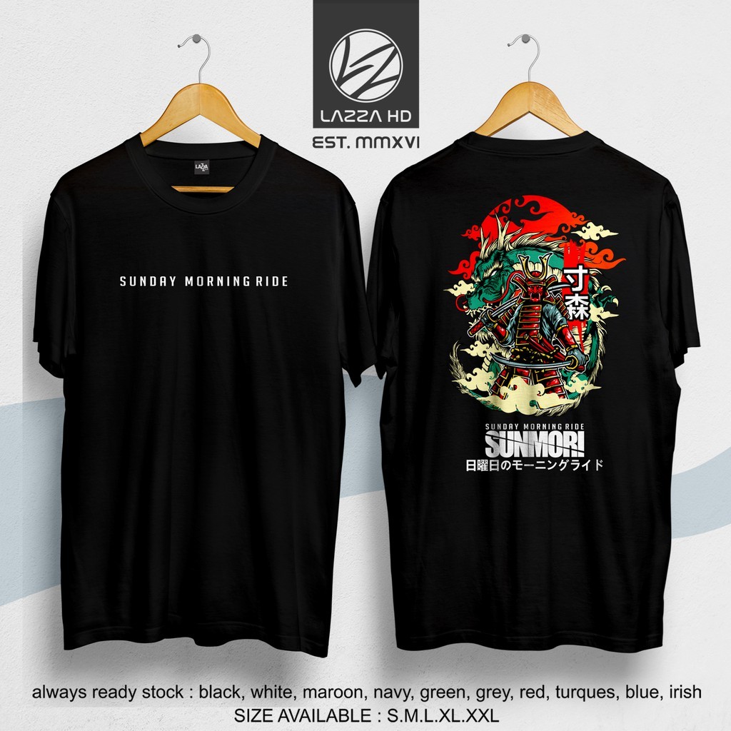 เสื้อยืด Jersey Distro Sunday Morning Ride Tiedye โลโก้ญี่ปุ่น