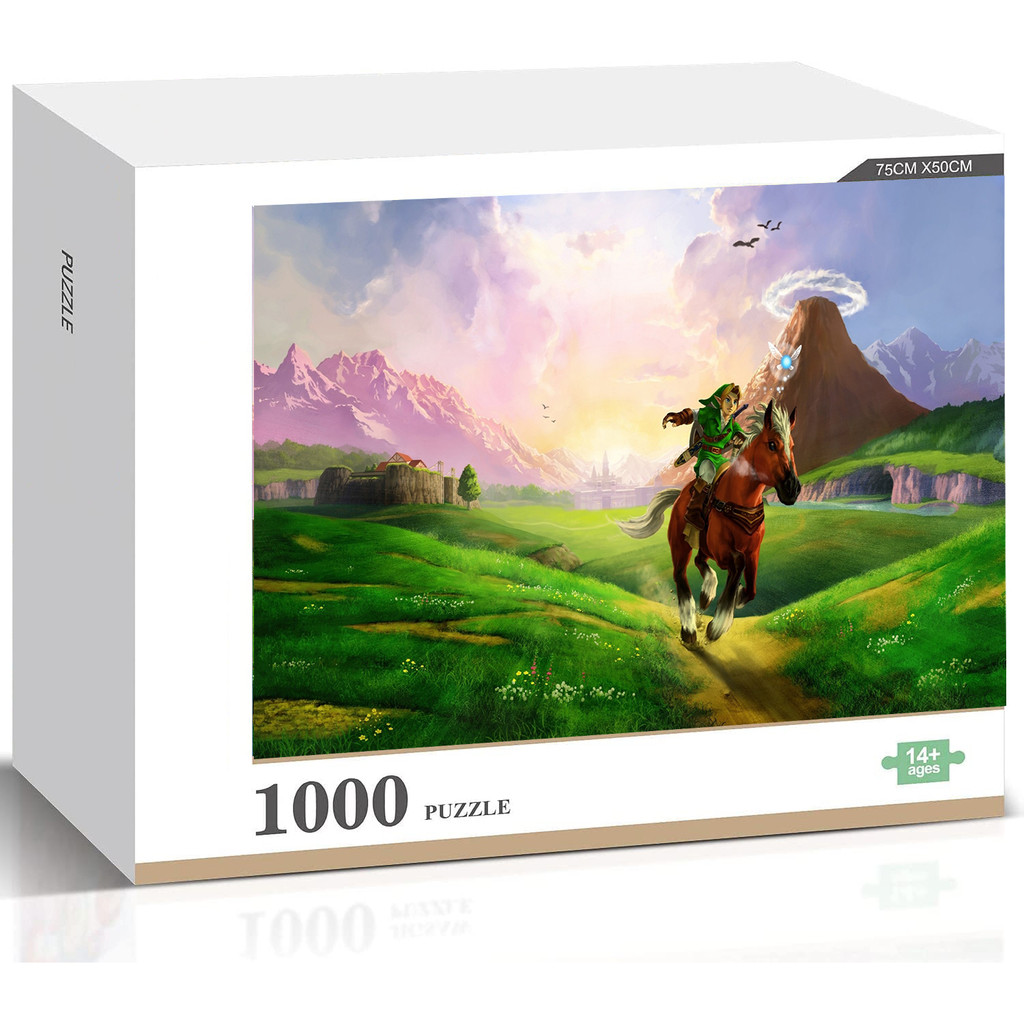 The Legend of Zelda: Ocarina of Time จิ๊กซอว์ไม้ของเล่นเพื่อการศึกษาของขวัญตกแต่ง 26