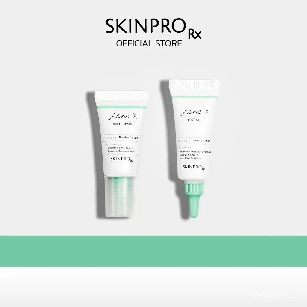 SKINPRO Rx DUO Acne Treatment - Acne X Spot Gel & Spot Repair 2JJJ