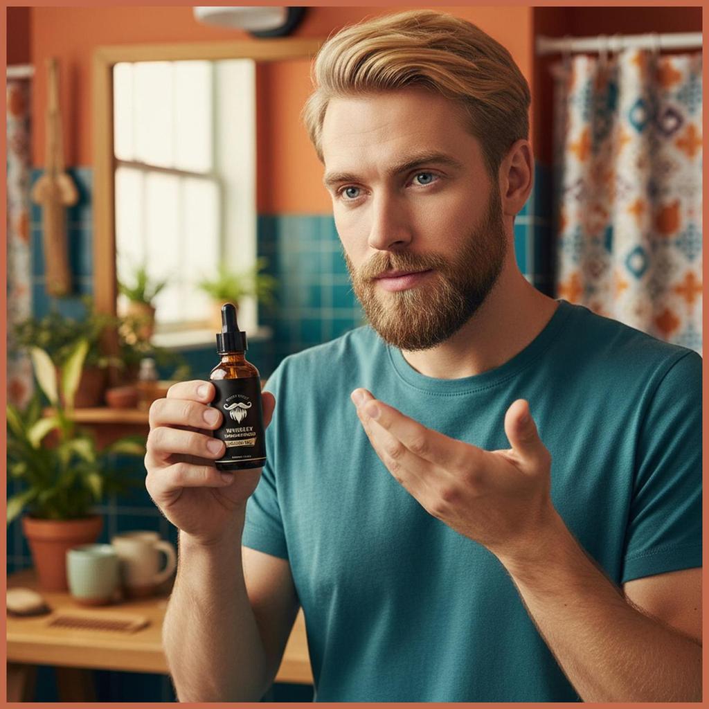 Beard Softener Oil Gentle Moisturizing Nourishing Hydrating Beard Growth Oil สําหรับชายสามี Grooming
