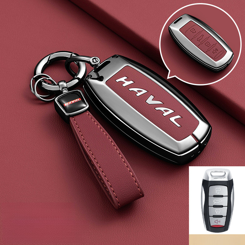 สังกะสีอัลลอยด์หนังกุญแจรถสําหรับ HAVAL H6 , HAVAL Jolion , HAVAL H6 PHEV