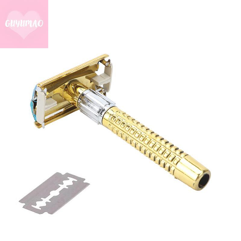 [guyumao] Retro Safety Razor Box Handle Razor Shaving Tool Shaving Tool Mens Facial Razor MY