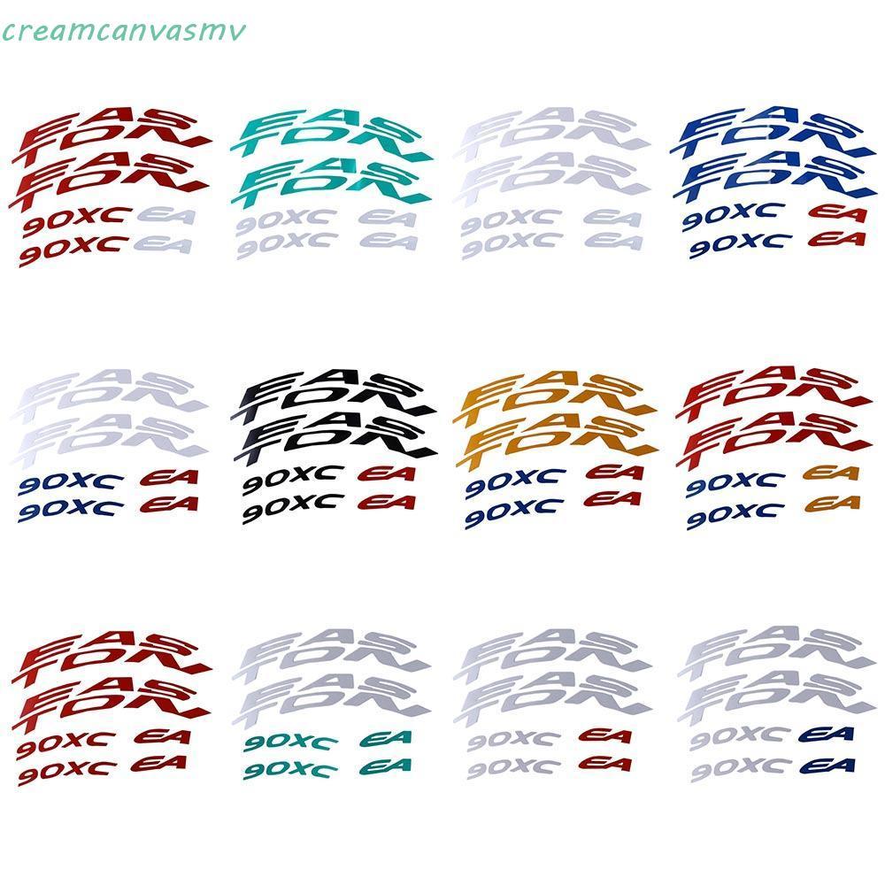 ROVER สติกเกอร์สะท้อนแสงจักรยานอุปกรณ์เสริมจักรยานล้อสติกเกอร์จักรยาน Decals Multicolor จักรยานขอบ D