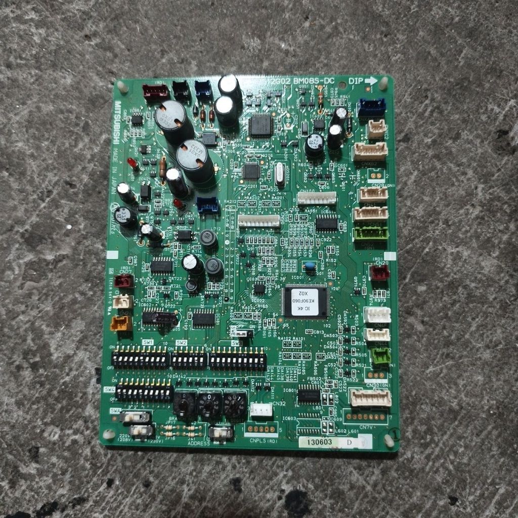 แผงควบคุมภายใน Mitsubishi Electric อะไหล่แท้ สำหรับรุ่น BS08S-POWER รหัส KE76B218G52 KE76B512G02