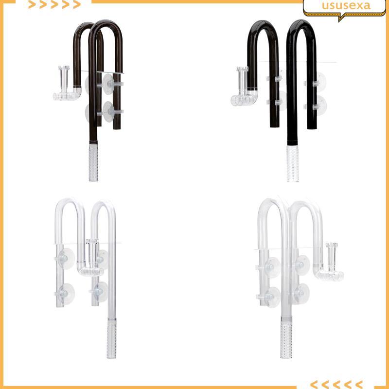 [Ususexa] Aquarium Lily Tube Inflow/outflow ลบอุปกรณ์เสริมน้ํามันทําความสะอาดง่ายพื้นผิวปลูกปรับ 12/